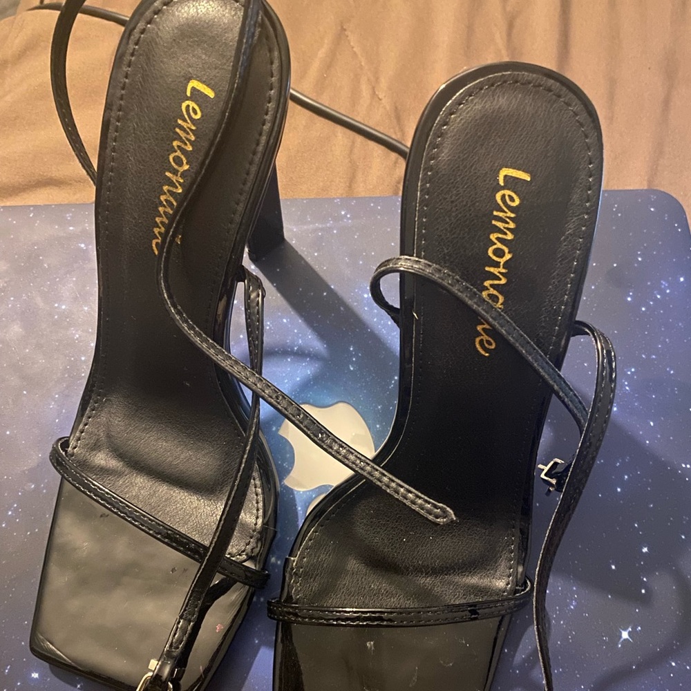 4 Inch Black Heels